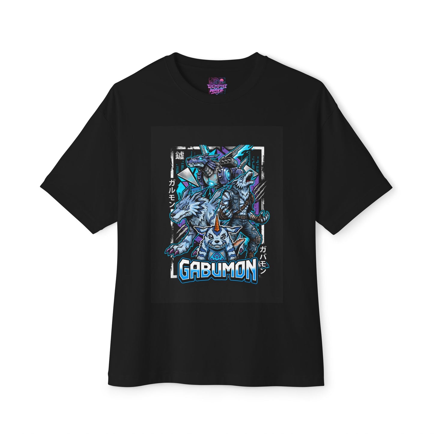 Digimon Gabumon Line: Full Evolution Chain Premium Oversized Unisex T-Shirt