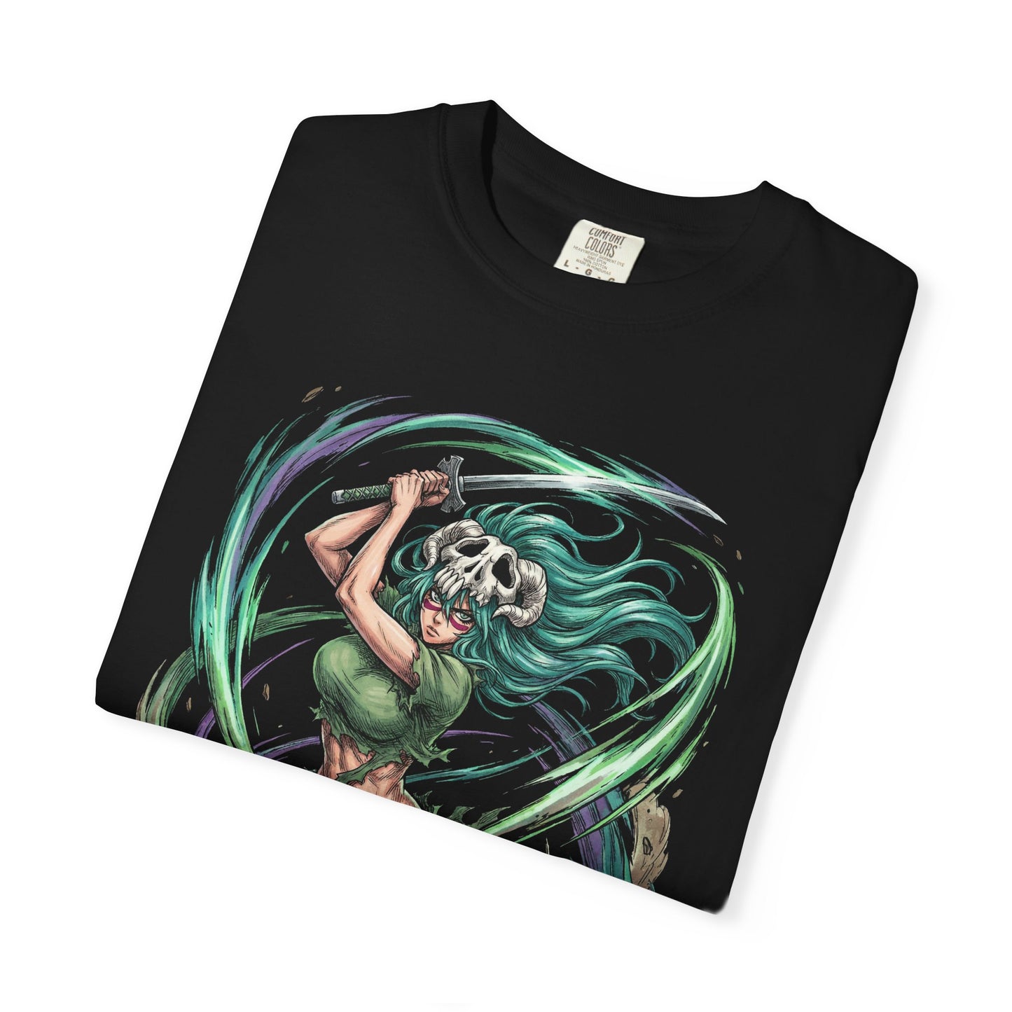 Nelliel Tu Odelschwanck Bleach Green Hair Adult Form Portrait Premium T-Shirt