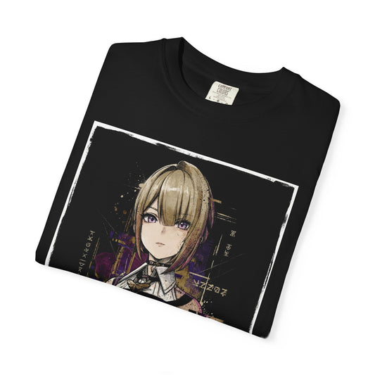 Evelyn Chevalier ZZZ Dark Hair Red Embers Binding Seal Icon Premium T-Shirt
