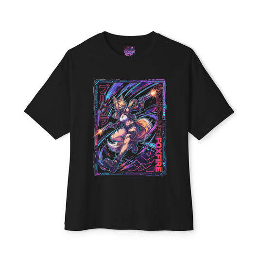 Zenless Zone Zero Pulchra Foxfire Revolvers Fan Art Oversized T-Shirt