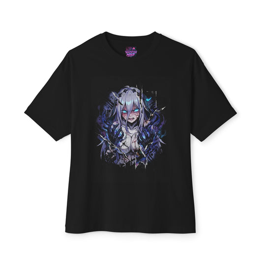 Narja Elysion Wyrm Companion Mental Link Battle Pose Chaos Zero Nightmare Art Premium Oversized Unisex T-Shirt