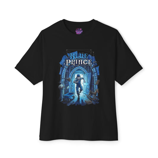 Blue Prince Game Mt Holly Shifting Rooms Puzzle Design Premium Oversized Unisex T-Shirt