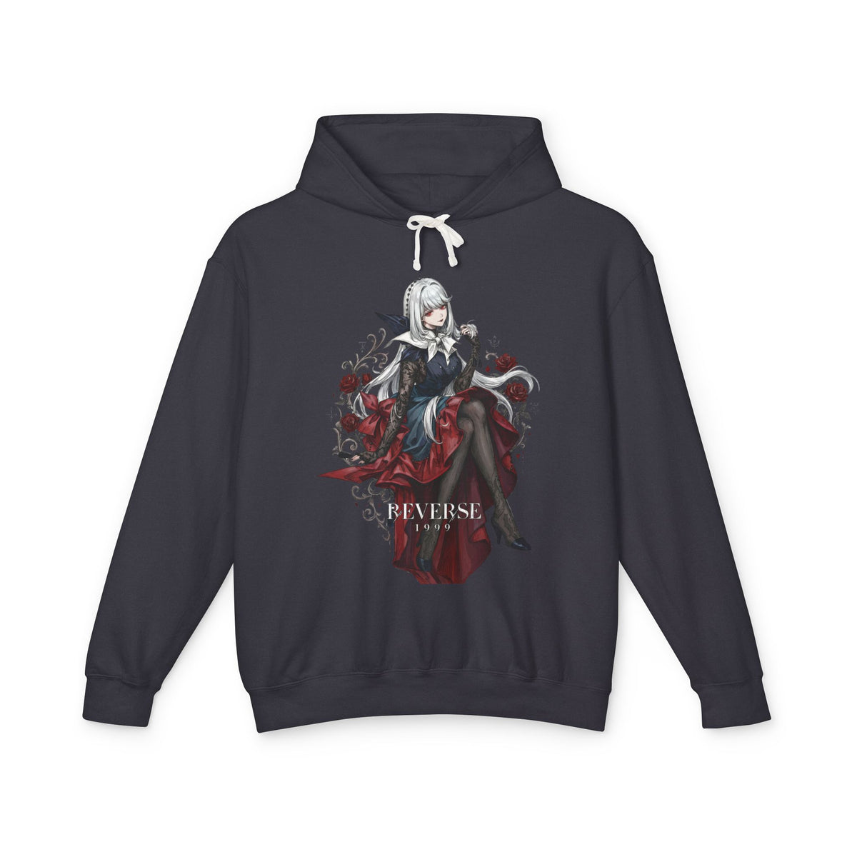 Reverse 1999 Semmelweis Red Roses Gothic Fan Art Hoodie