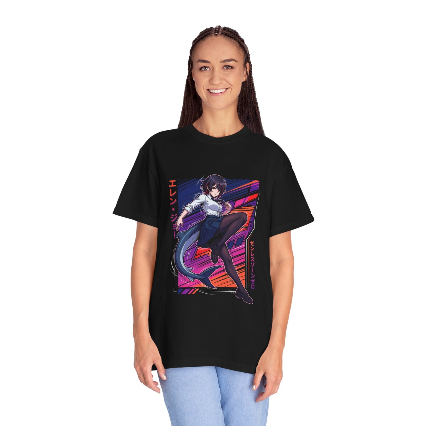 Ellen Joe Zenless Zone Zero 80s Neon Shark Tail Premium T-Shirt