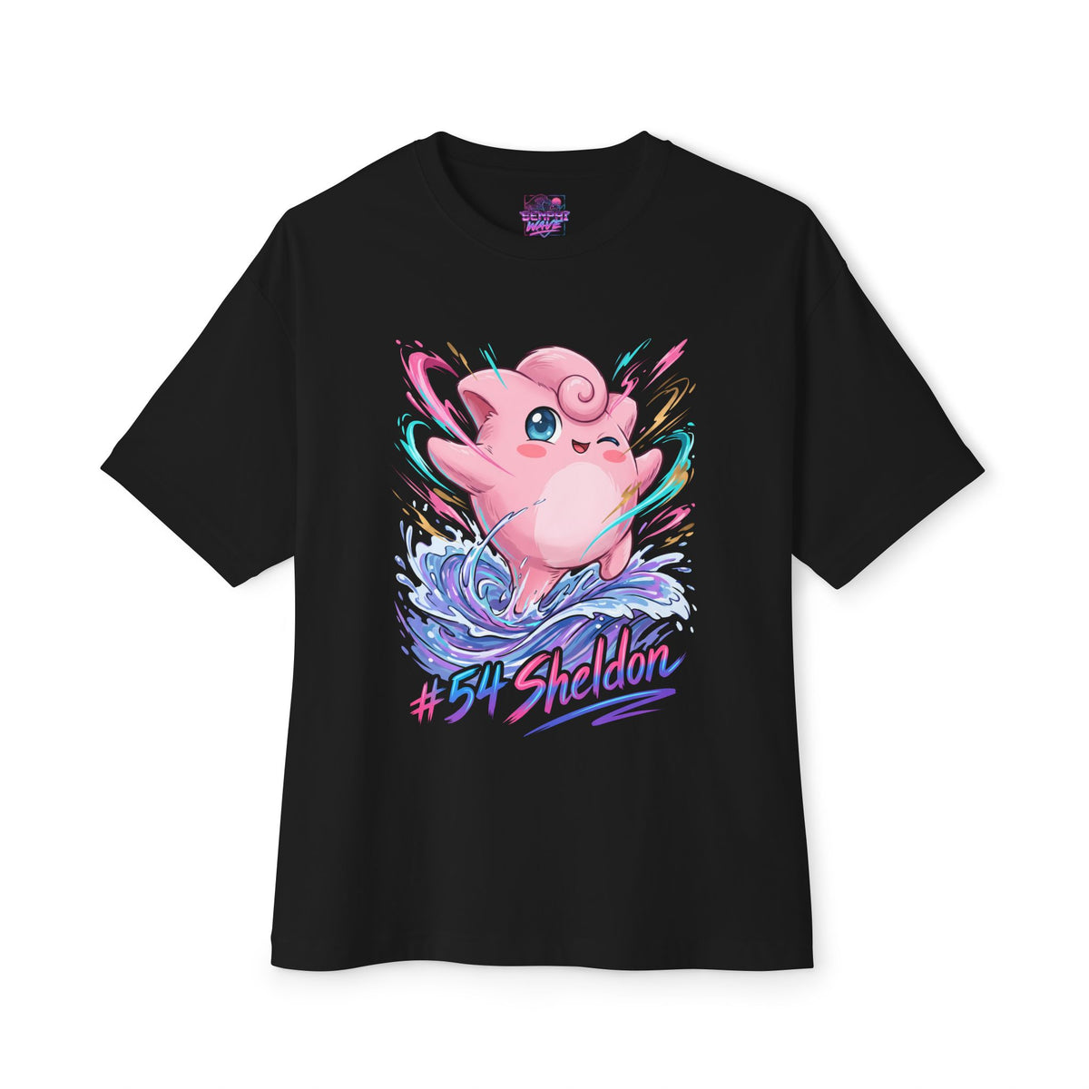 Sheldon Aniimo Elemental Burst Creature Art - Oversized Premium Tee