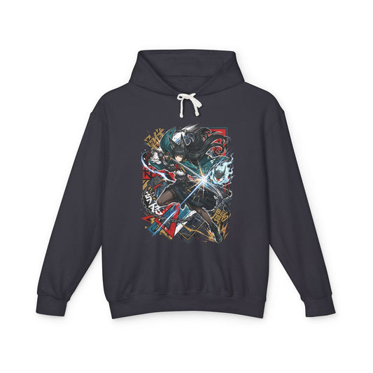 Zenless Zone Zero Miyabi Vaporwave Neon Blade Unisex Premium Hoodie