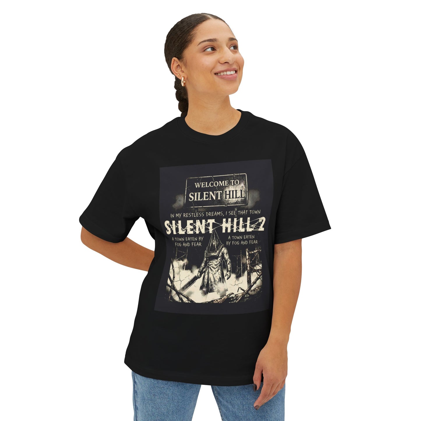 Silent Hill 2: "In My Restless Dreams, I See That Town" Premium Oversized Unisex T-Shirt