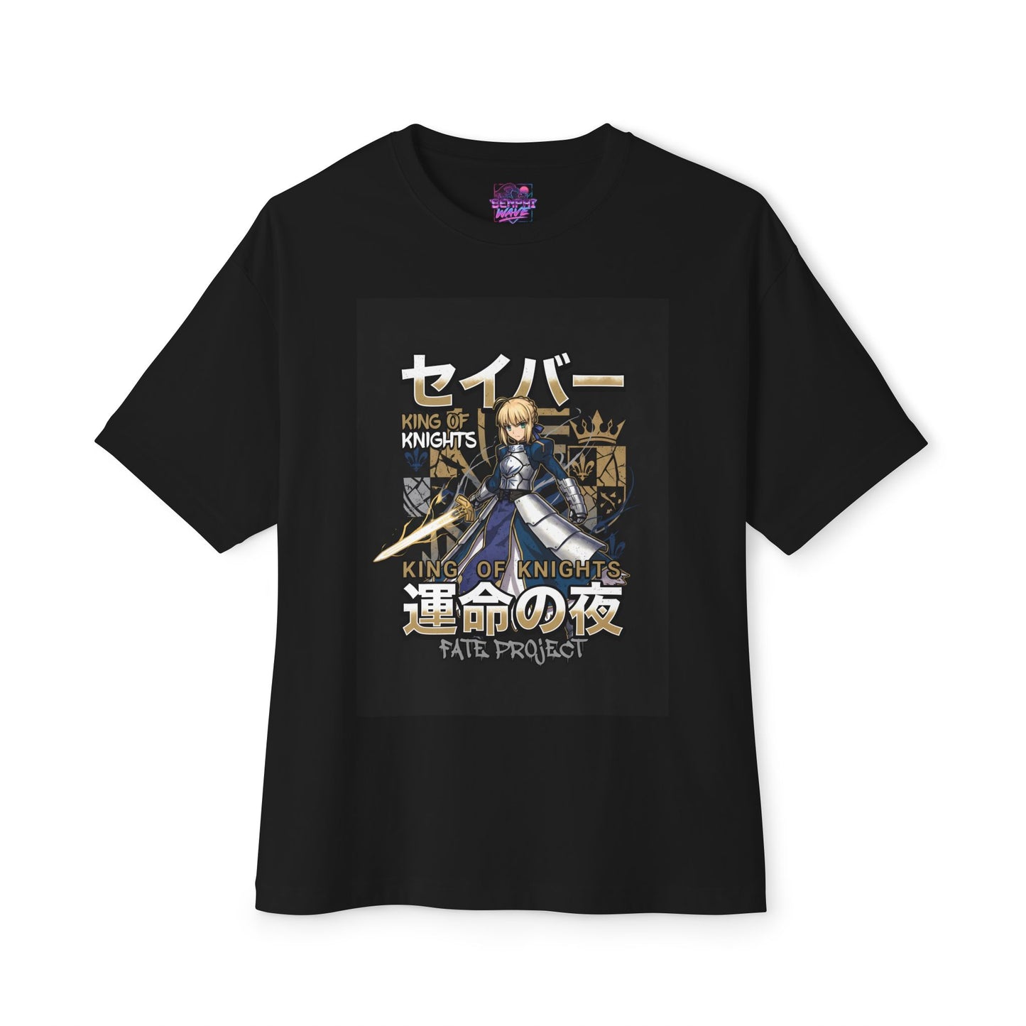 Saber Artoria Pendragon Fate Stay Night King of Knights Premium Oversized Unisex T-Shirt