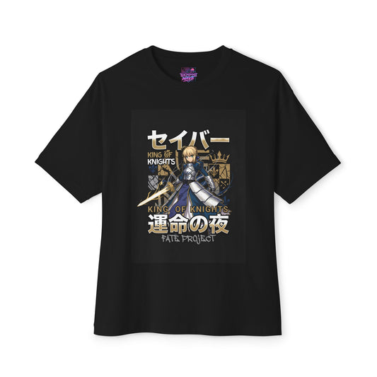 Saber Artoria Pendragon Fate Stay Night King of Knights Premium Oversized Unisex T-Shirt
