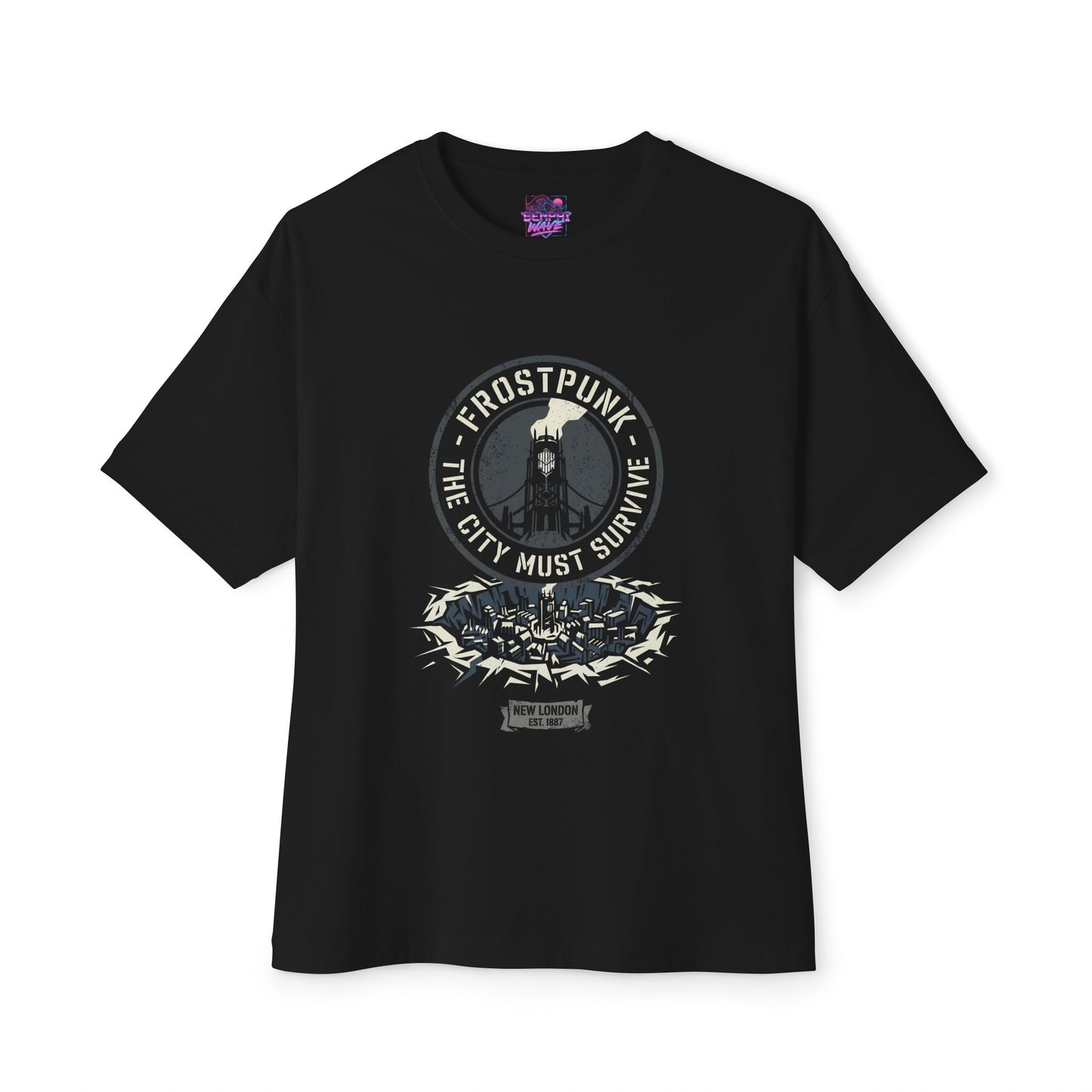 Frostpunk Overdrive Generator Overheat Risk Premium Oversized Unisex T-Shirt