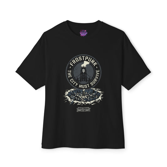 Frostpunk Overdrive Generator Overheat Risk Premium Oversized Unisex T-Shirt