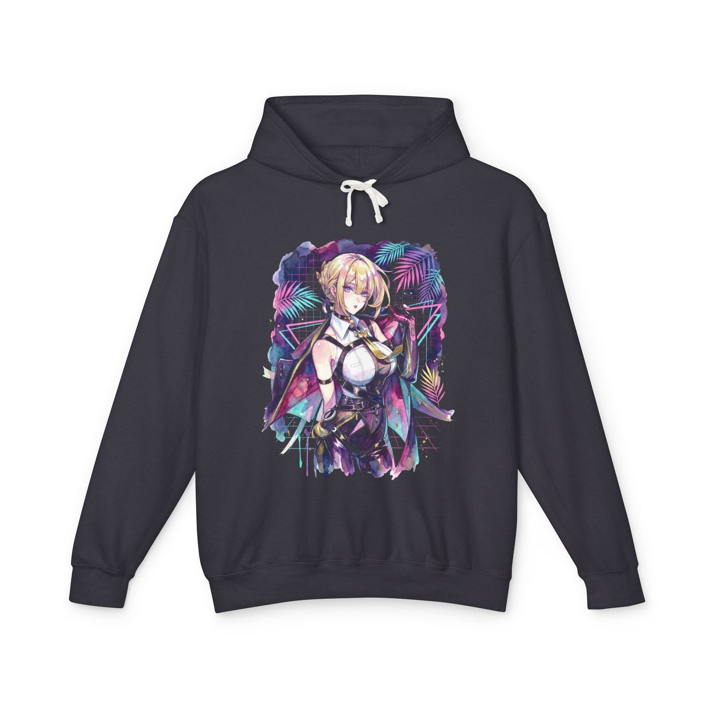 Evelyn Chevalier ZZZ Red Burning Tethers Portrait Unisex Premium Hoodie