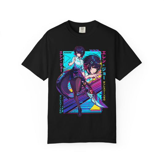 Ellen Joe Zenless Zone Zero Synthwave Retro Neon Premium T-Shirt
