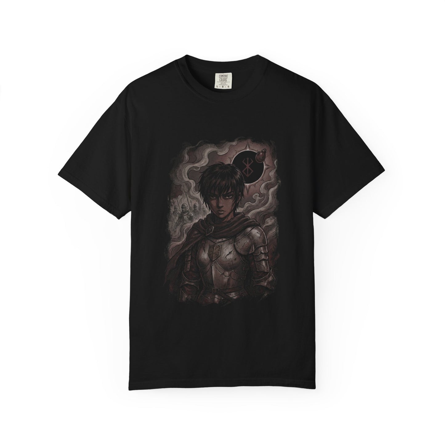 Berserk Casca Armor Plate Commander Portrait Premium T-Shirt