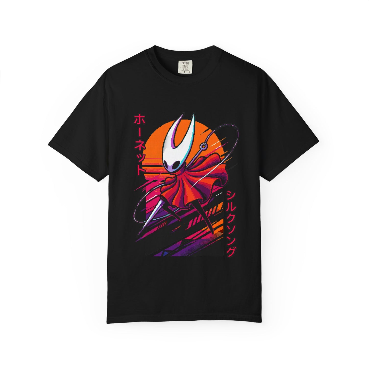 Hornet Silksong Vaporwave – Neon Needle Princess Premium T-Shirt
