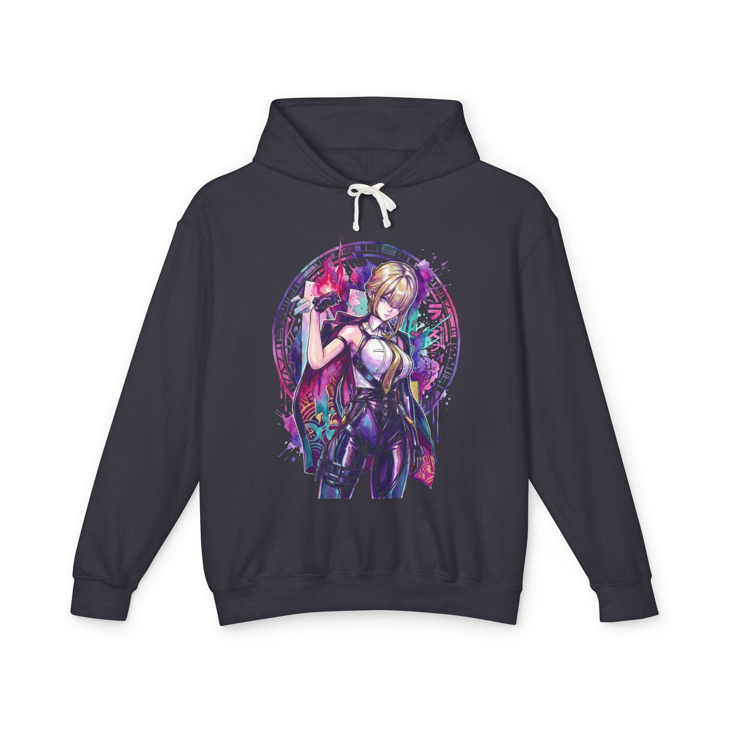 Evelyn Chevalier ZZZ Red Burning Tethers Portrait Unisex Premium Hoodie
