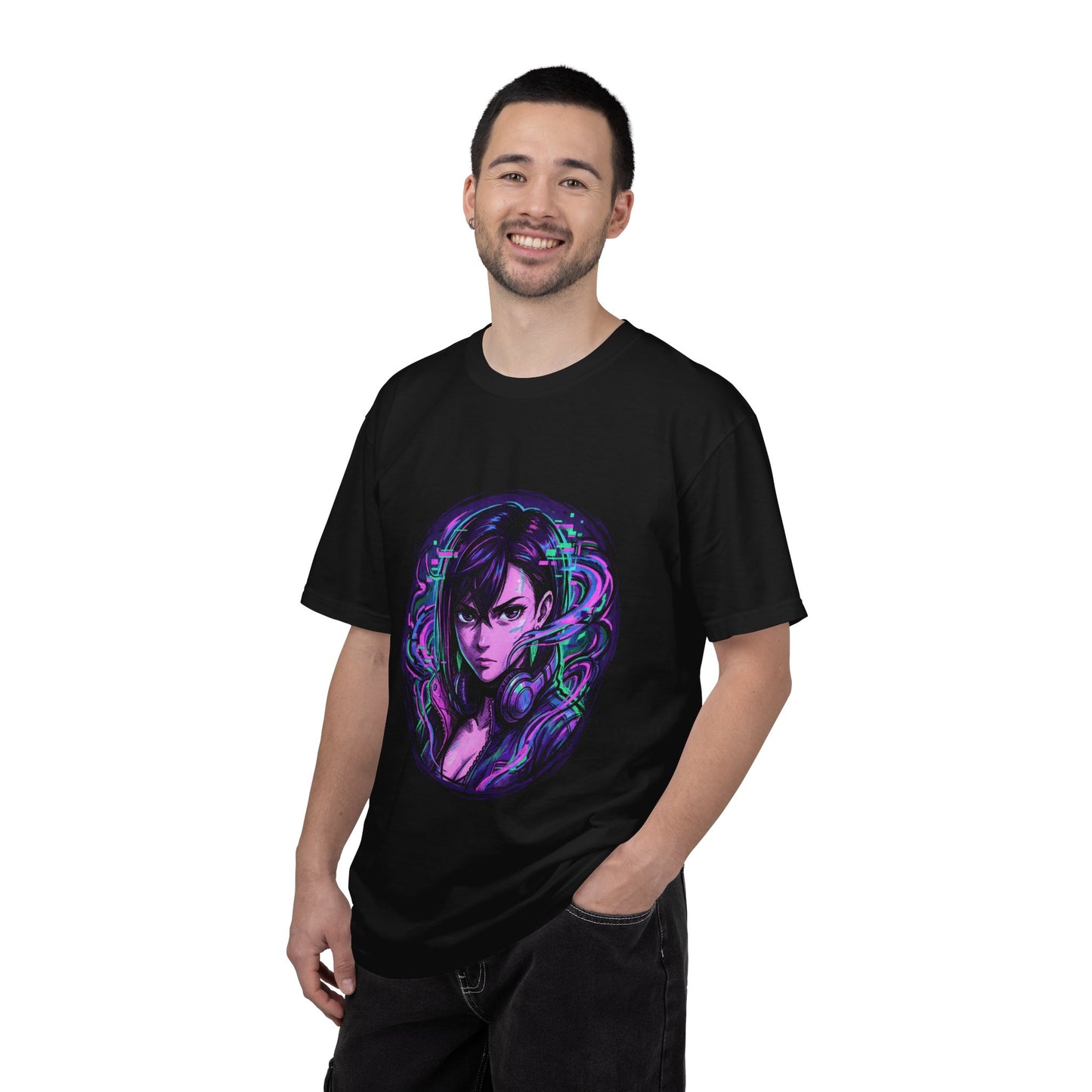 Momo Ayase Dandadan Pink Hair Occult Fighter Design Premium T-Shirt