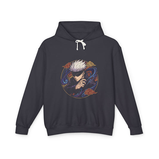 Jujutsu Kaisen Gojo Satoru Blue Eyes Hidden Design Unisex Premium Hoodie
