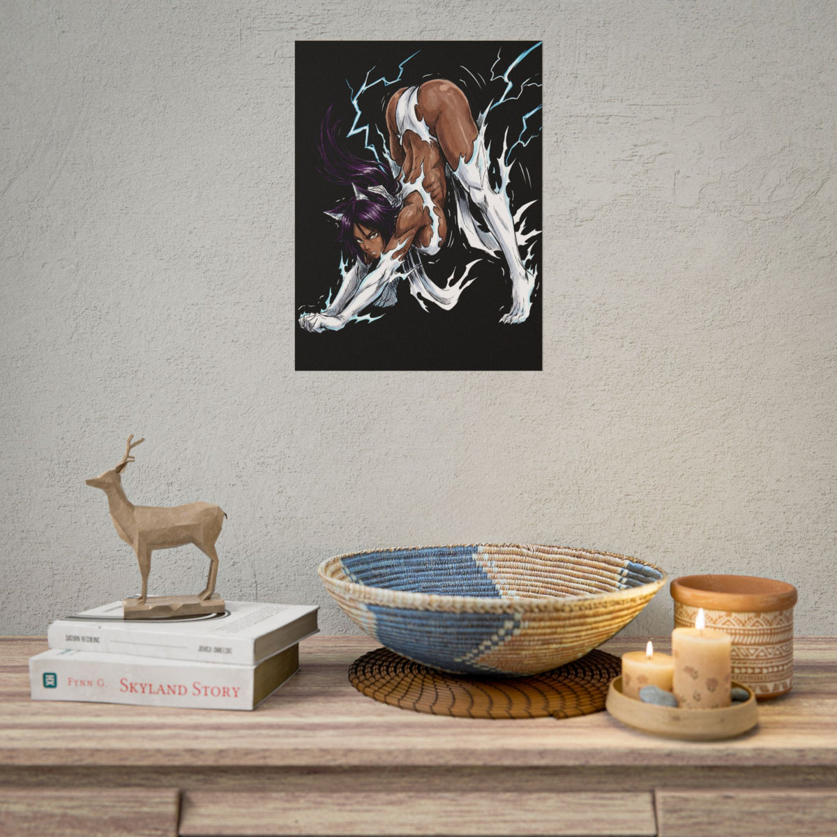 Bleach Yoruichi Shihouin Flash Goddess Martial Arts Master Poster