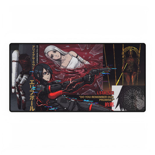 Signalis Elster & Ariane Large Desk Mat — Gaming Deskmat with Monsters