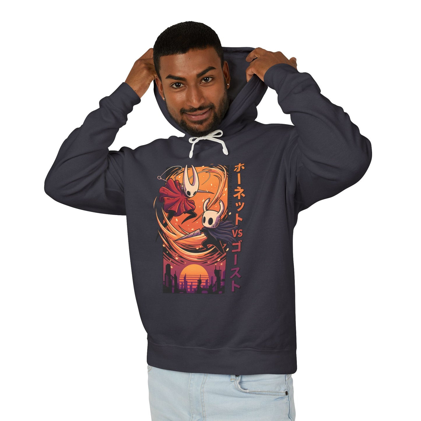 Hornet Blade of Silk Vaporwave Retro Design Hollow Knight Ghost Unisex Premium Hoodie