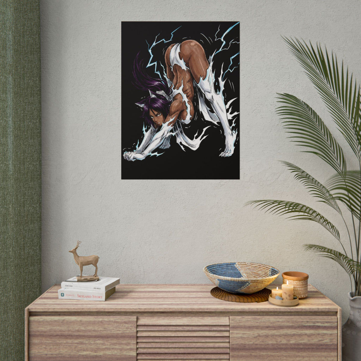 Bleach Yoruichi Shihouin Flash Goddess Martial Arts Master Poster