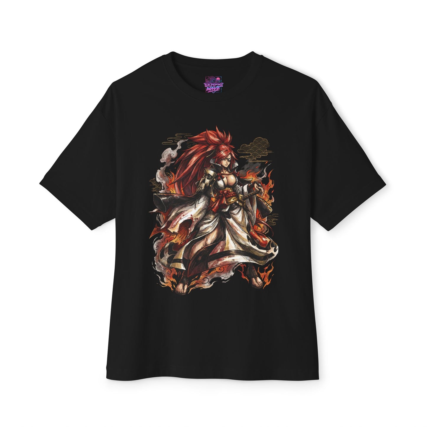 Baiken Guilty Gear: Pink Ponytail Katana Master Premium Oversized Unisex T-Shirt