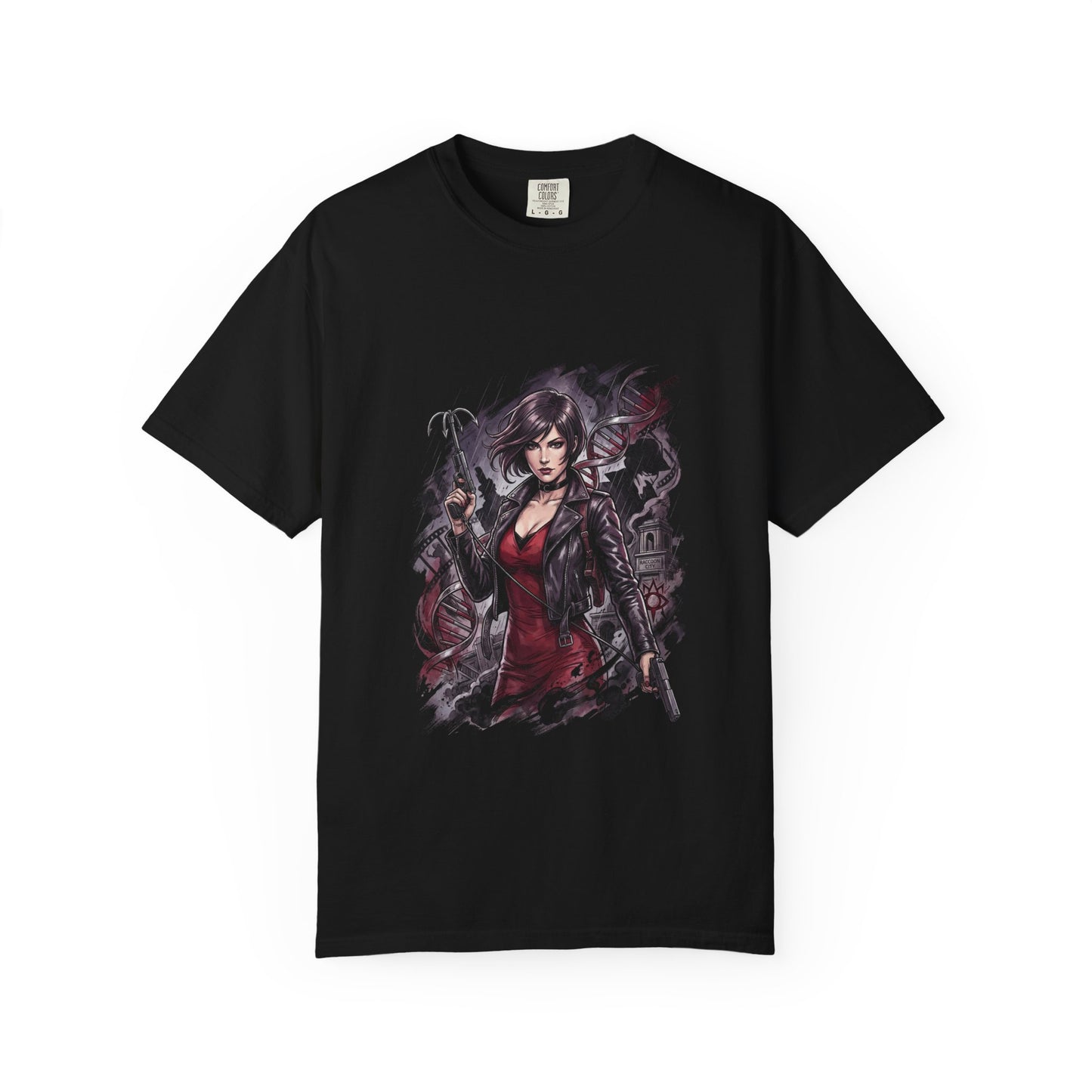 Resident Evil Ada Wong Vaporwave Retro Synthwave Design Premium T-Shirt
