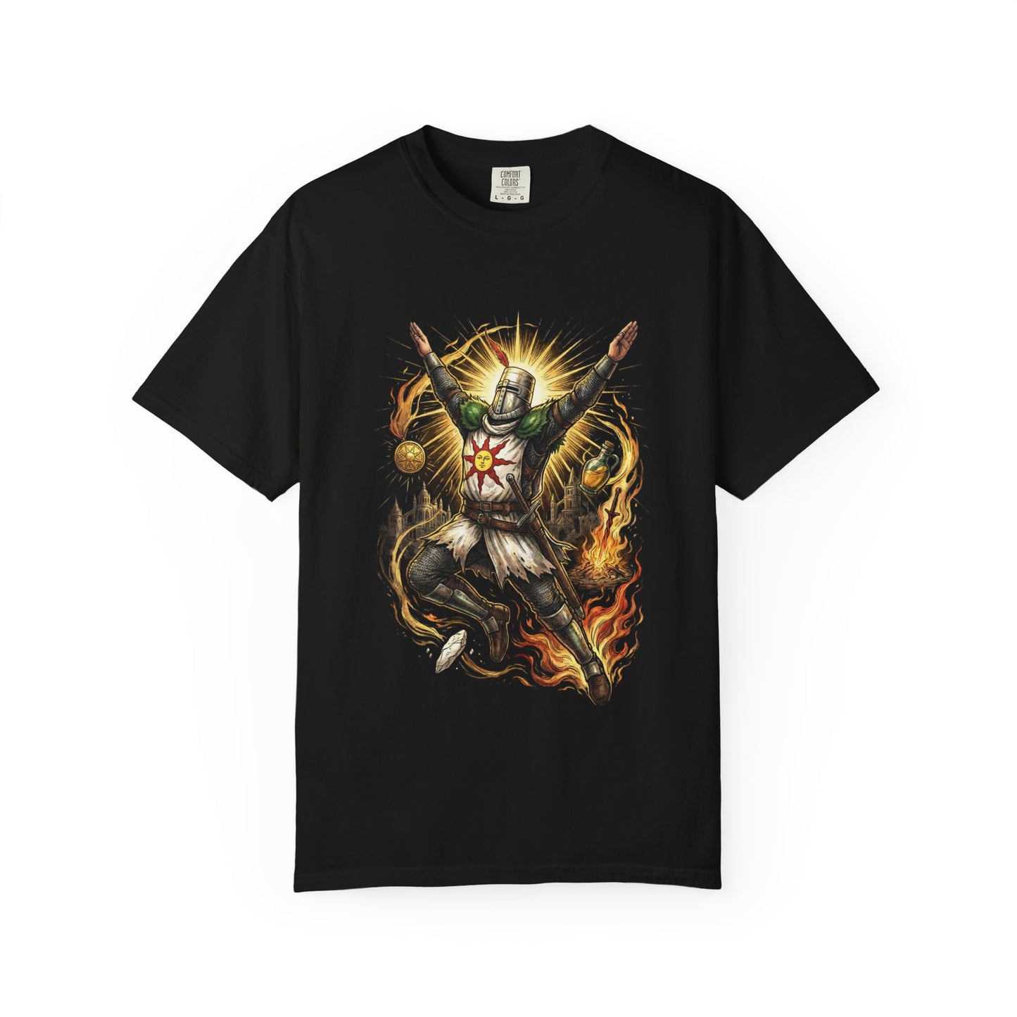 Solaire of Astora: Praise the Sun Dark Souls Premium T-Shirt