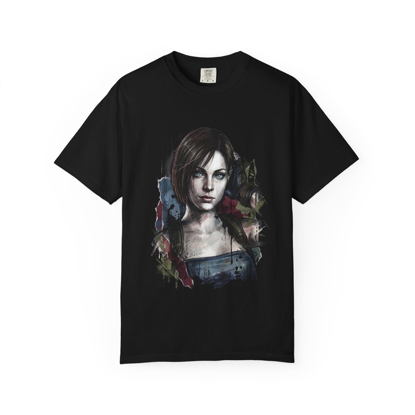 Jill Valentine RE1 Bravo Team Mansion Rescue Portrait Premium T-Shirt