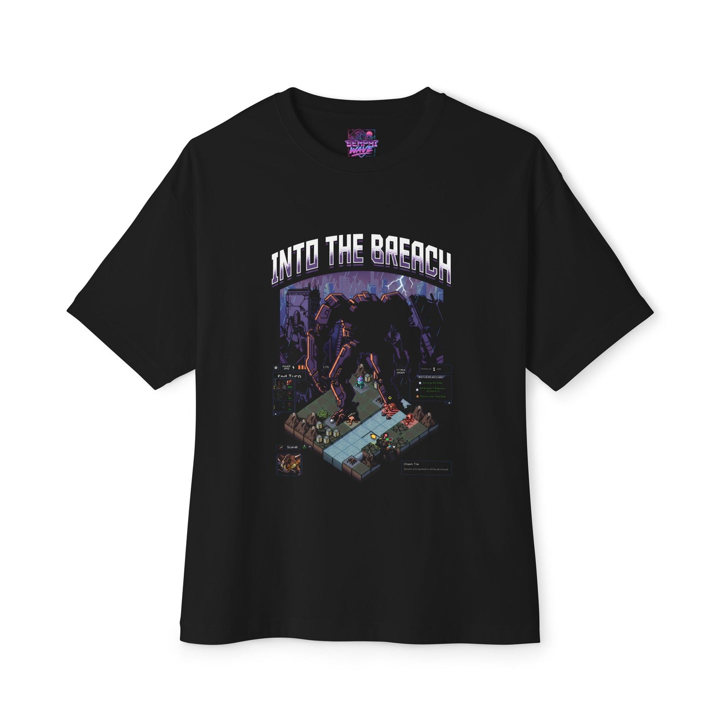 Into the Breach Mech Squad Gaming Graphic Tee Premium Oversized Unisex T-Shirt