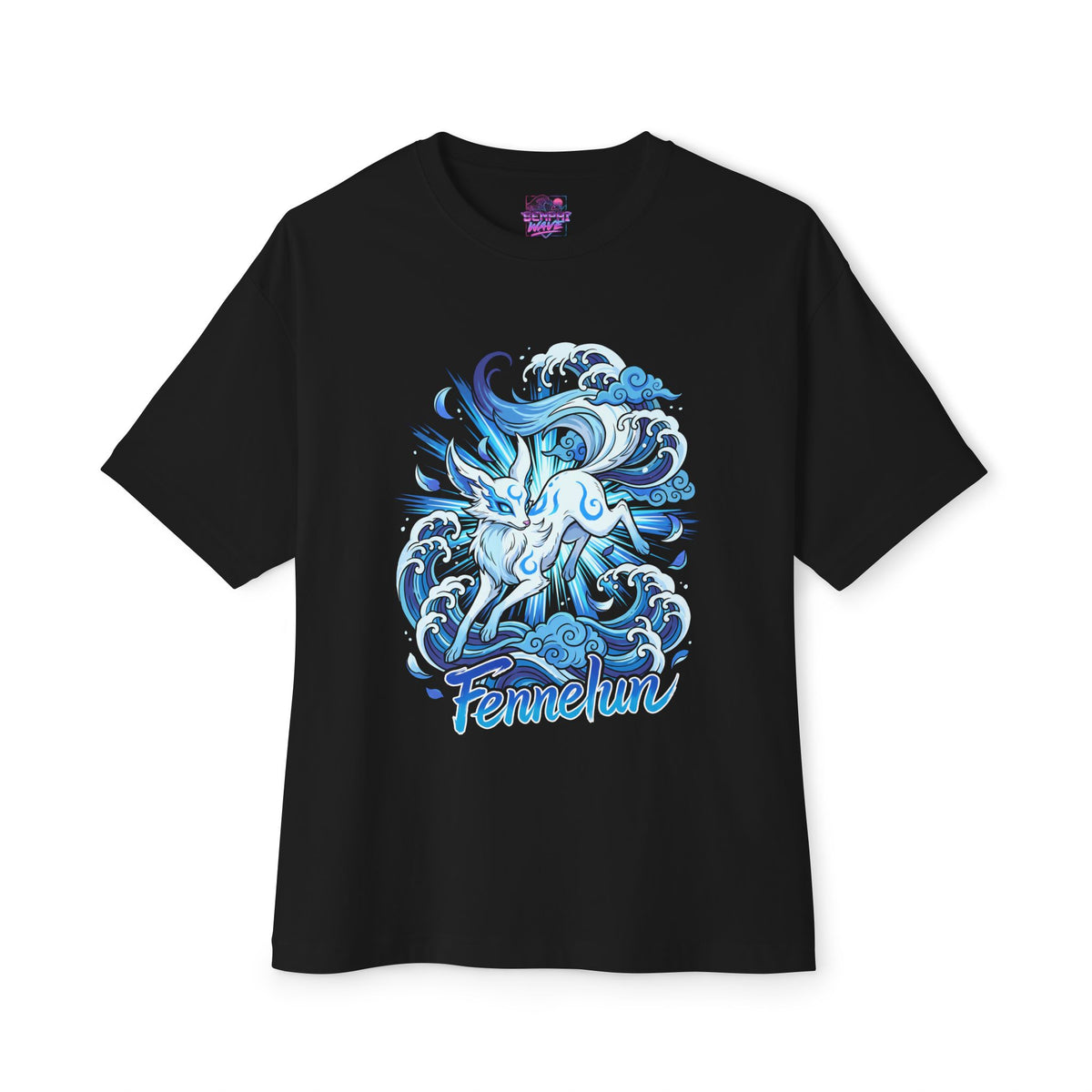 Fennelun Aniimo Ukiyo-e Creature Art - Oversized Premium Tee