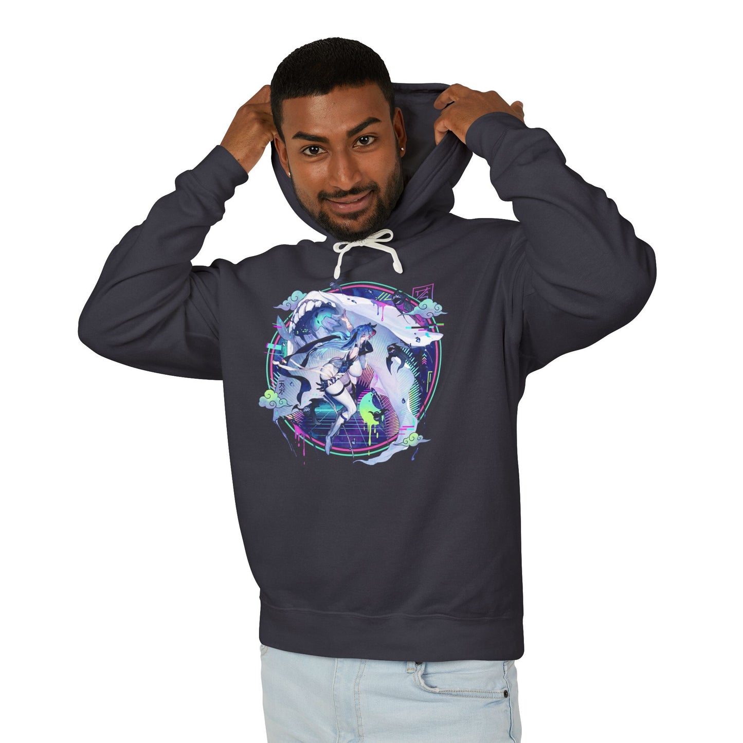 Narja Chaos Zero Nightmare 5 Star Versatile Controller Full Body Fan Art Unisex Premium Hoodie