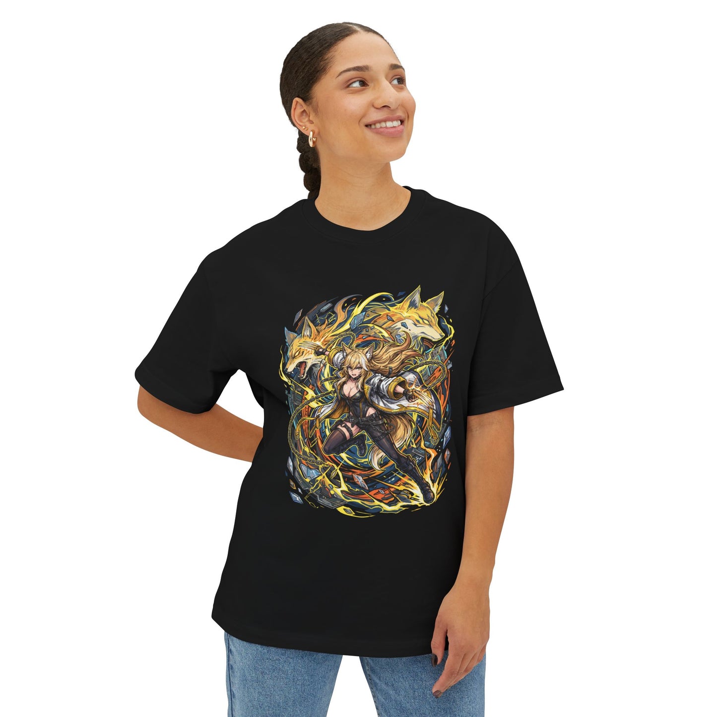 Frost Shield & Glacial Iron Fist Magna Epic Art Premium Oversized Unisex T-Shirt