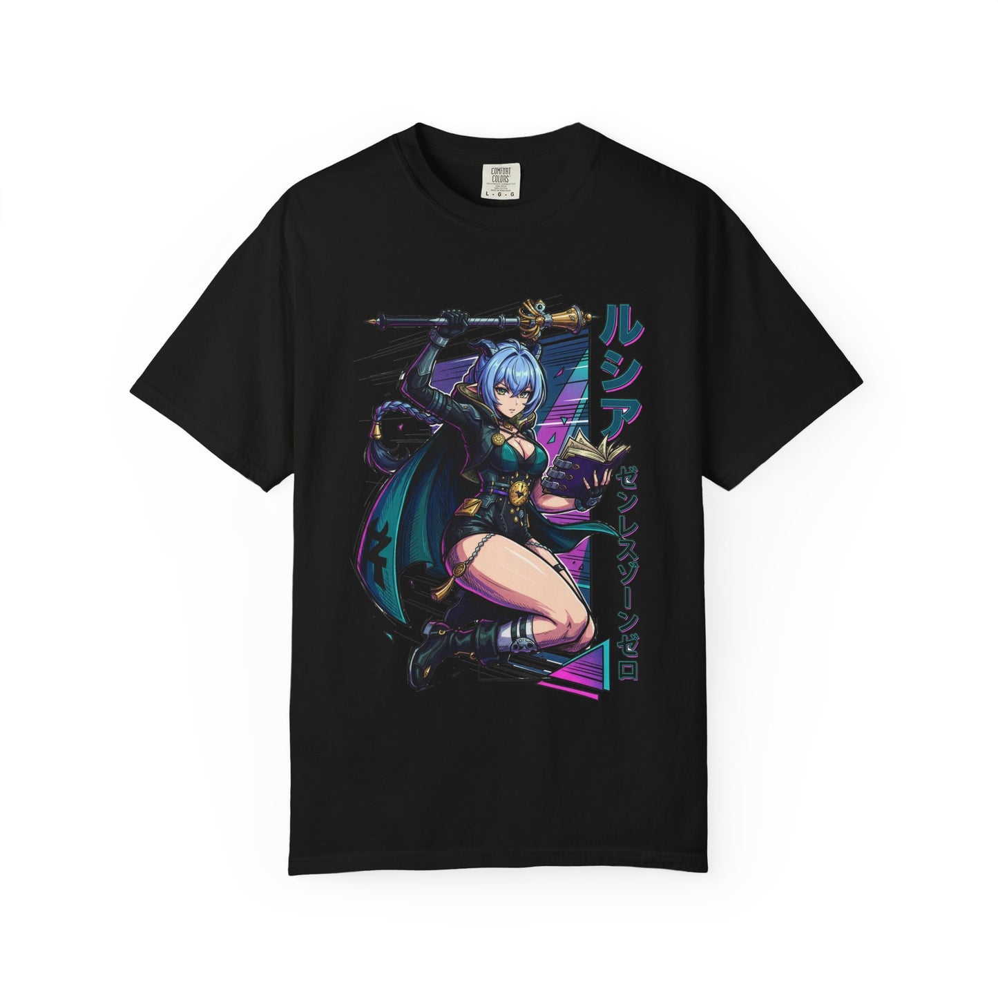 Synth Retrowave Lucia Elowen Zenless Zone Zero Art Premium T-Shirt
