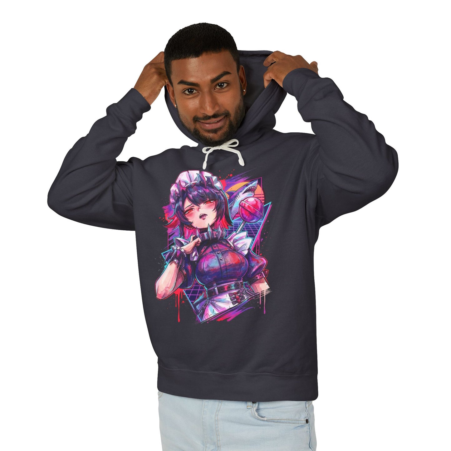 Zenless Zone Zero Ellen Joe Thigh High Stockings Design Unisex Premium Hoodie