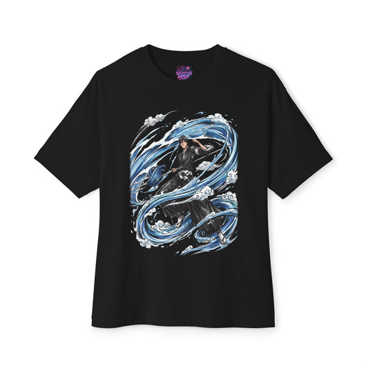 Kaien Shiba Bleach Lieutenant Fan Art Portrait Premium Oversized Unisex T-Shirt
