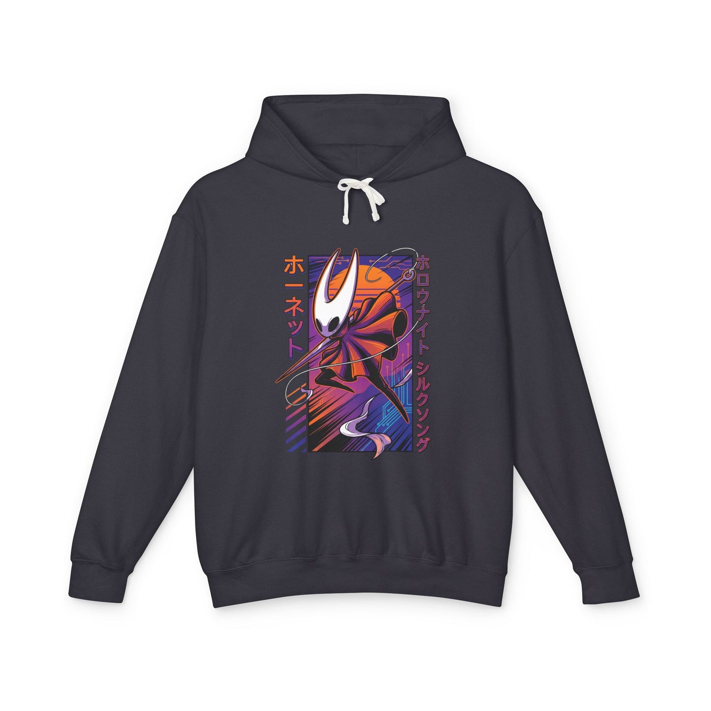 Hornet Silksong Vaporwave – Neon Needle Princess Unisex Premium Hoodie