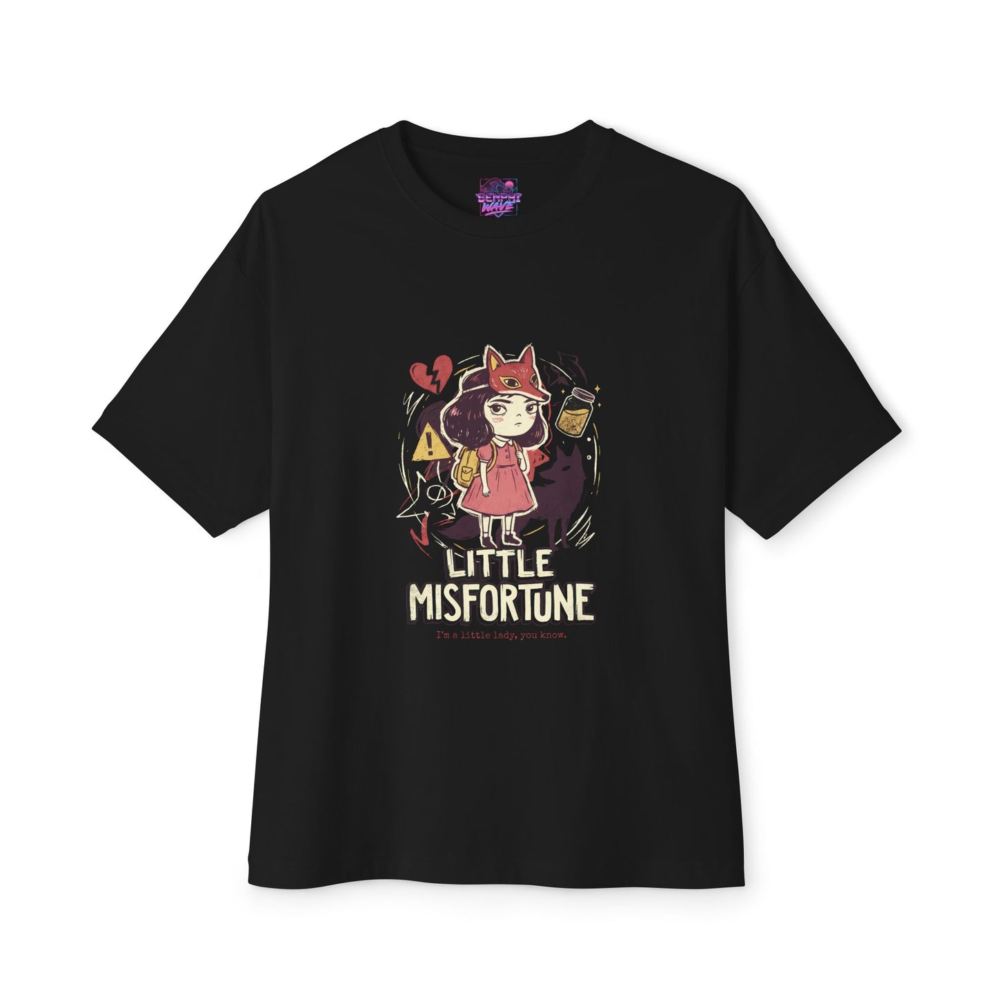 Little Misfortune Game: Cute Yet Dark Adventure Horror Premium Oversized Unisex T-Shirt