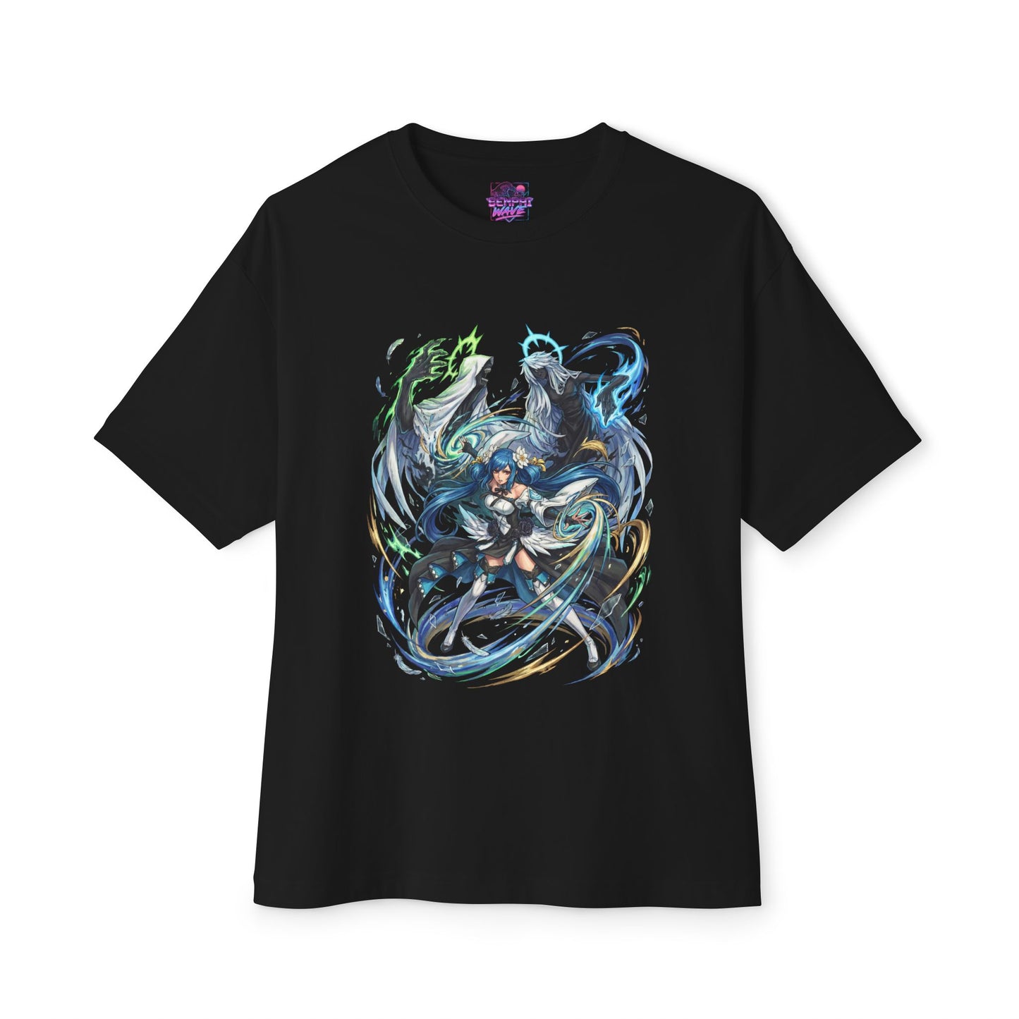 Dizzy Guilty Gear: Necro & Undine Summoner Premium Oversized Unisex T-Shirt