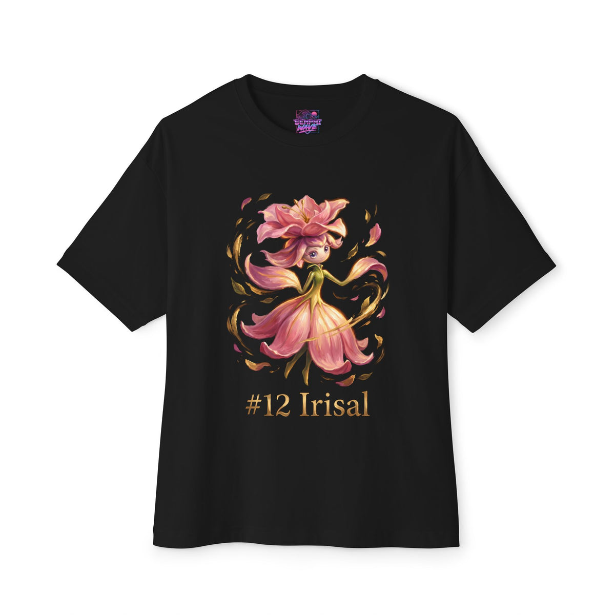 Irisal Aniimo Gold Oil Painting Creature Art - Oversized Premium Tee