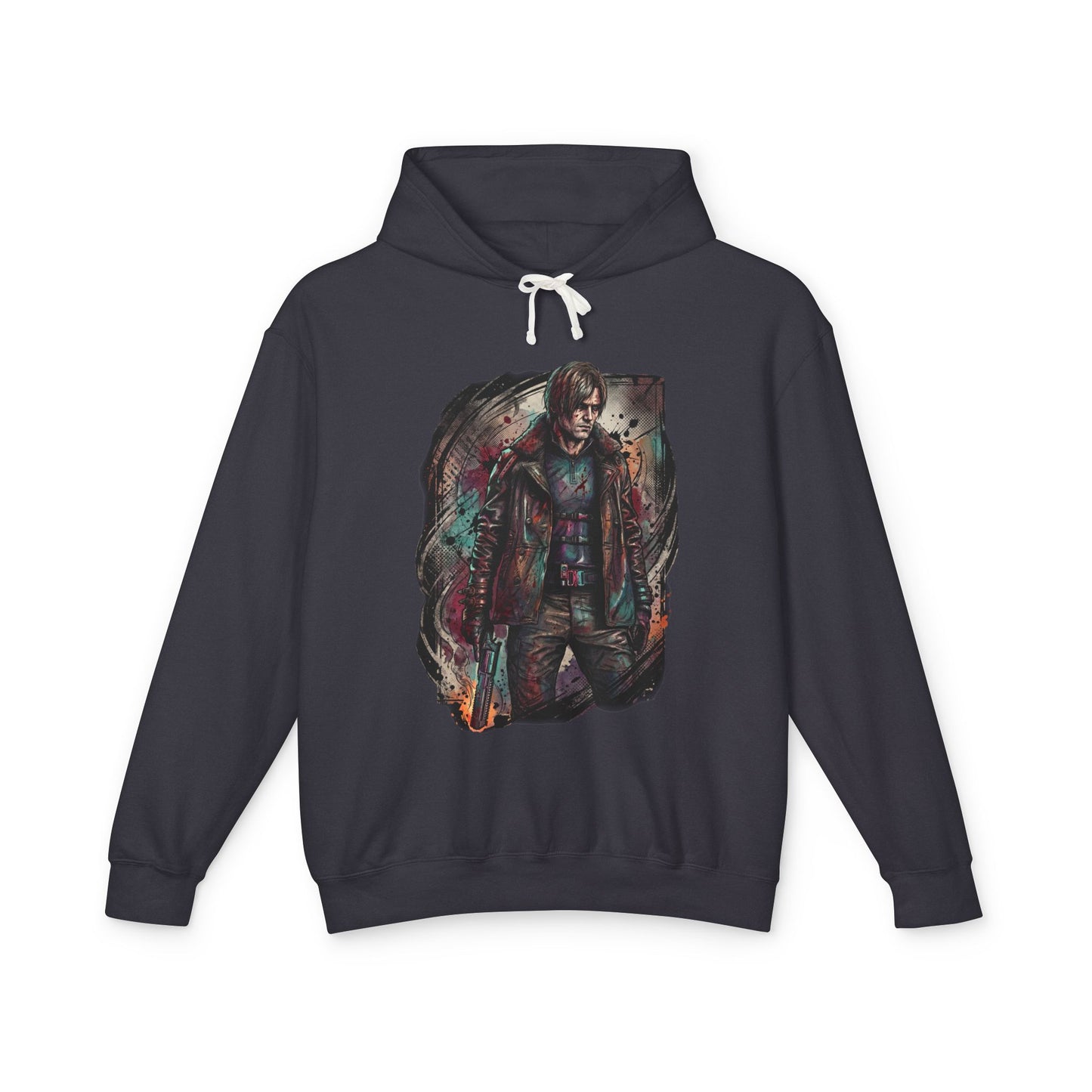 RE9 Leon Kennedy Rhodes Hill Hospital Combat Horror Icon Unisex Premium Hoodie