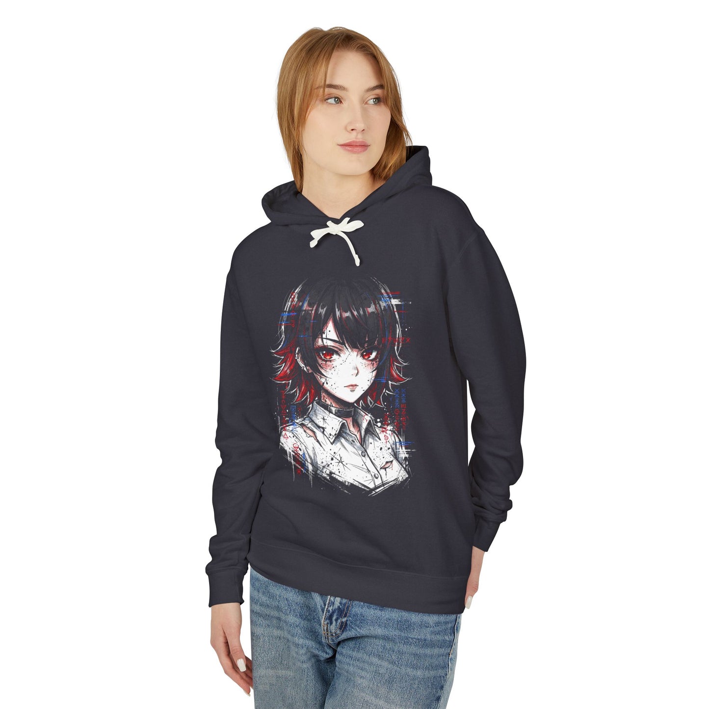 Zenless Zone Zero Ellen Joe Red Eyes Laid Back Maid Art Unisex Premium Hoodie