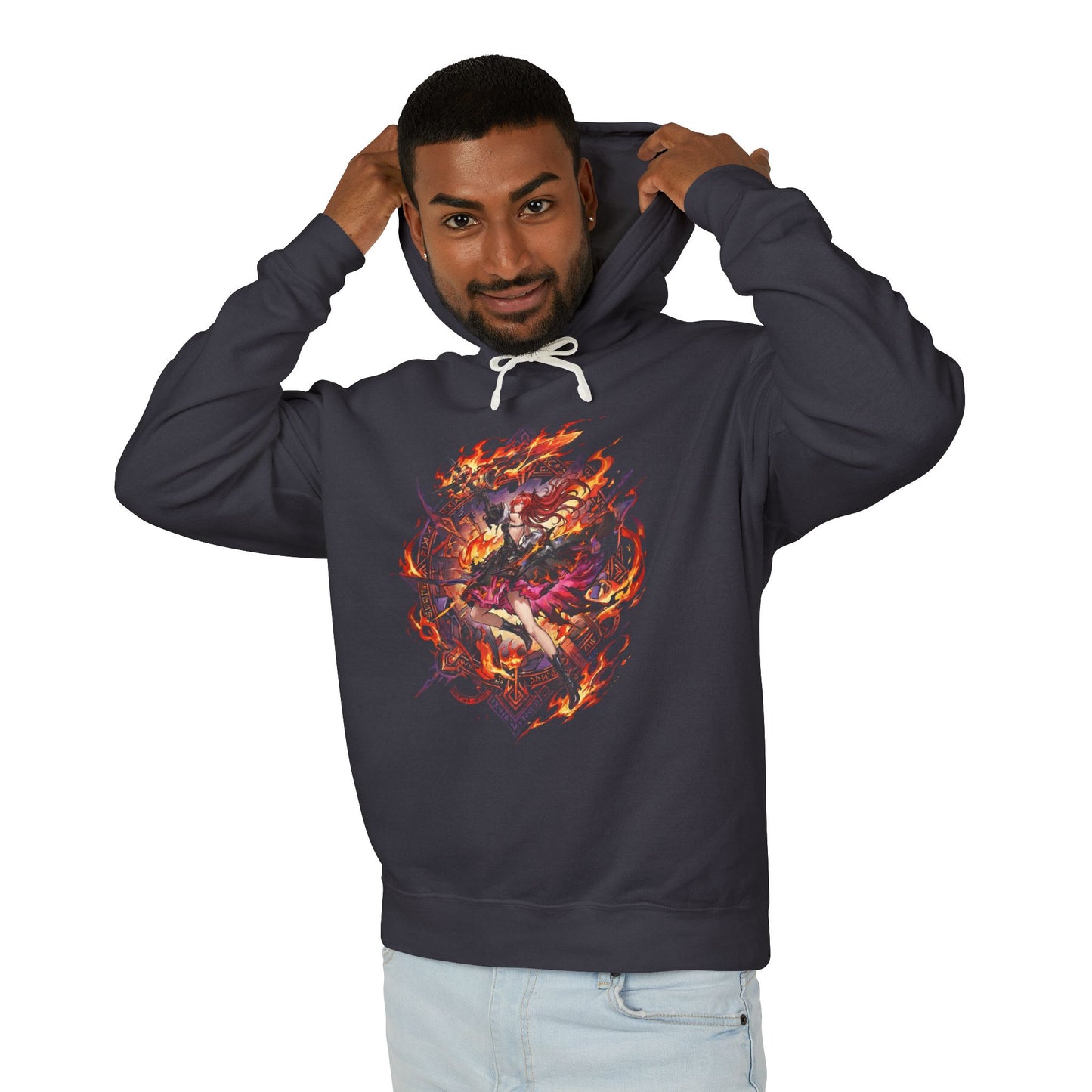 Laevatein Arknights Endfield Flame Keeper Stone Lion Grace Unisex Premium Hoodie