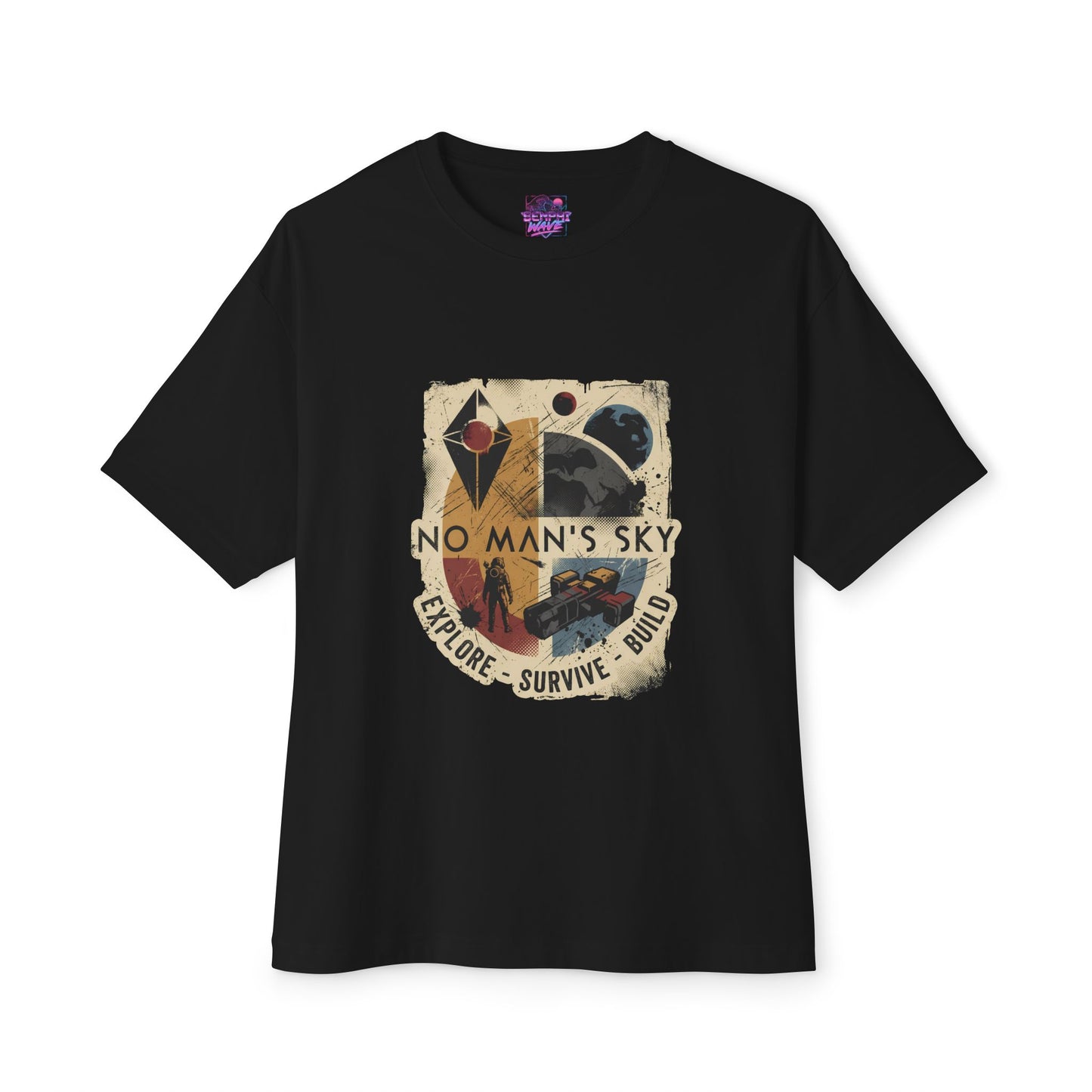 No Man's Sky: Planetary Exploration & Exotic Biomes Premium Oversized Unisex T-Shirt
