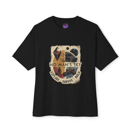 No Man's Sky: Planetary Exploration & Exotic Biomes Premium Oversized Unisex T-Shirt
