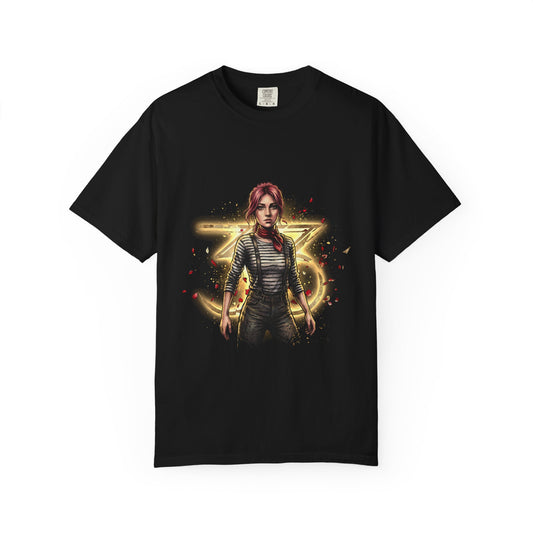 Maelle Clair Obscur Swordswoman – Self-Discovery Journey Fan Illustration Premium T-Shirt