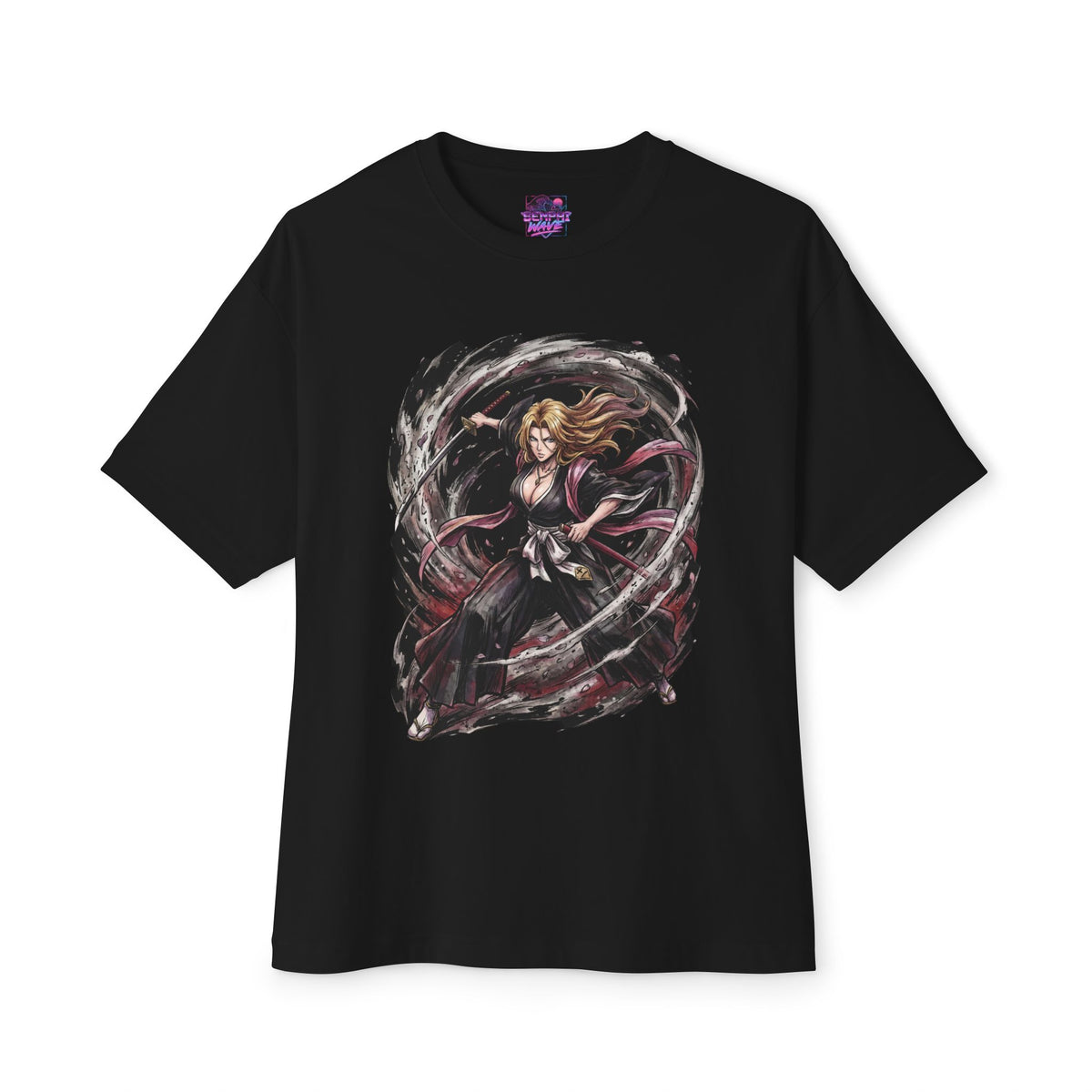 Bleach Rangiku Matsumoto Voluptuous Shinigami Pose Premium Oversized Unisex T-Shirt