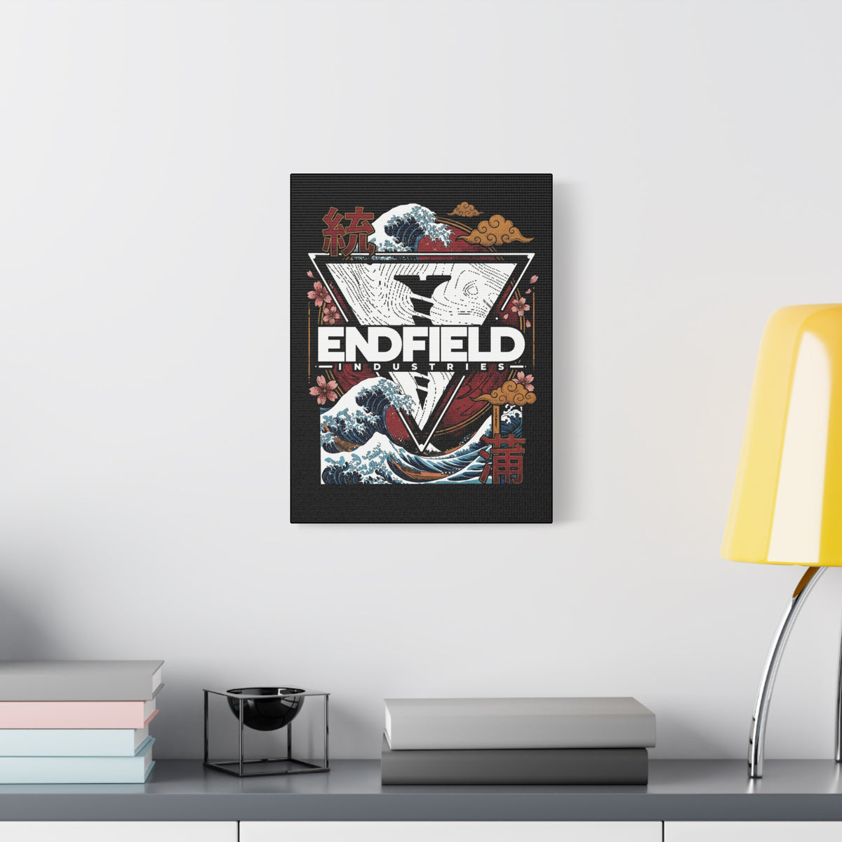 Arknights Endfield Industries Great Wave Crest Canvas Print