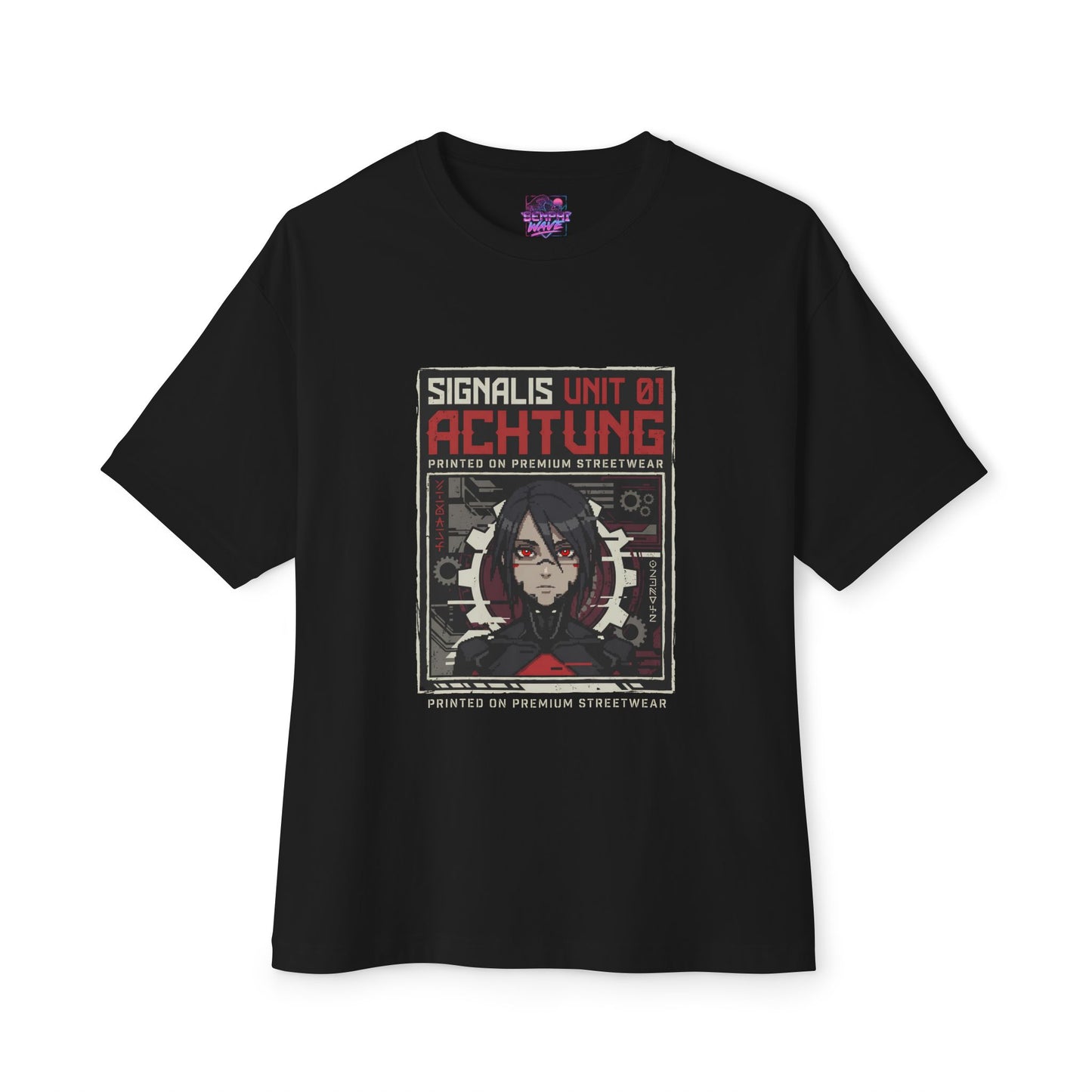 Signalis Lost Dreams Partner Search Cosmic Mystery Icon Premium Oversized Unisex T-Shirt